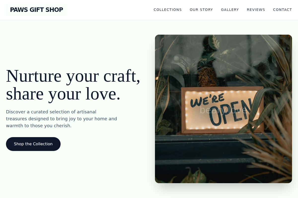 Paws Gift Shop