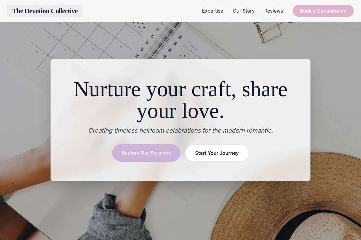 Heirloom Wedding Planner
