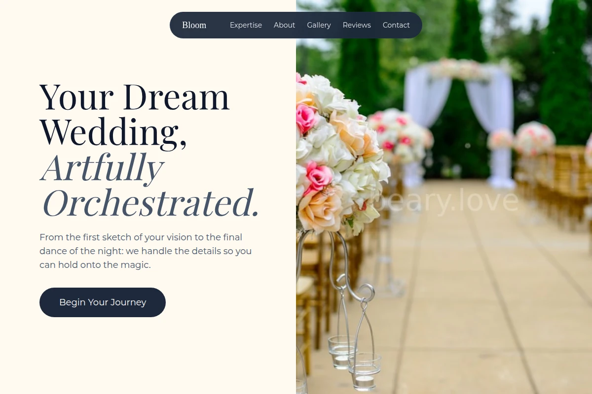 Bloom Wedding Planner