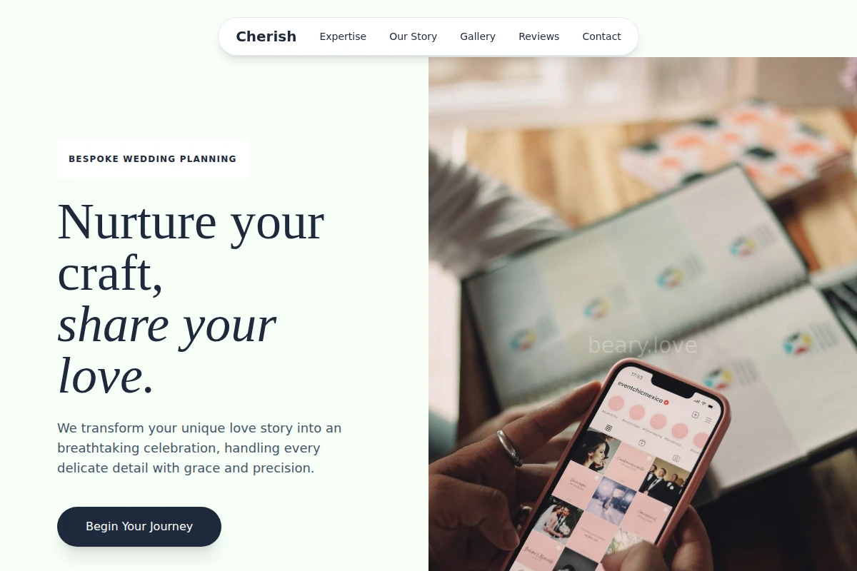 Cherish Wedding Planner