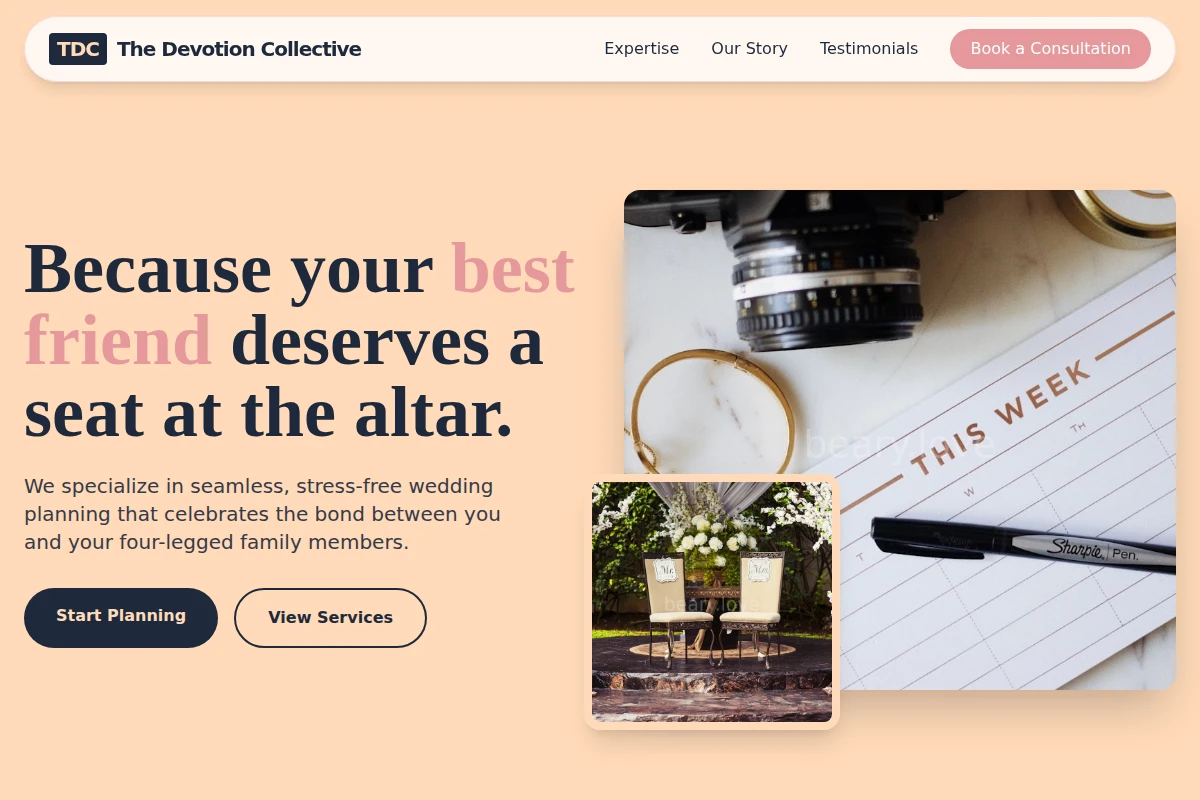 Paw Wedding Planner
