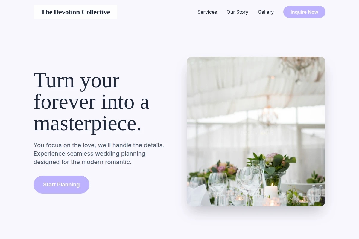 Sweet Wedding Planner