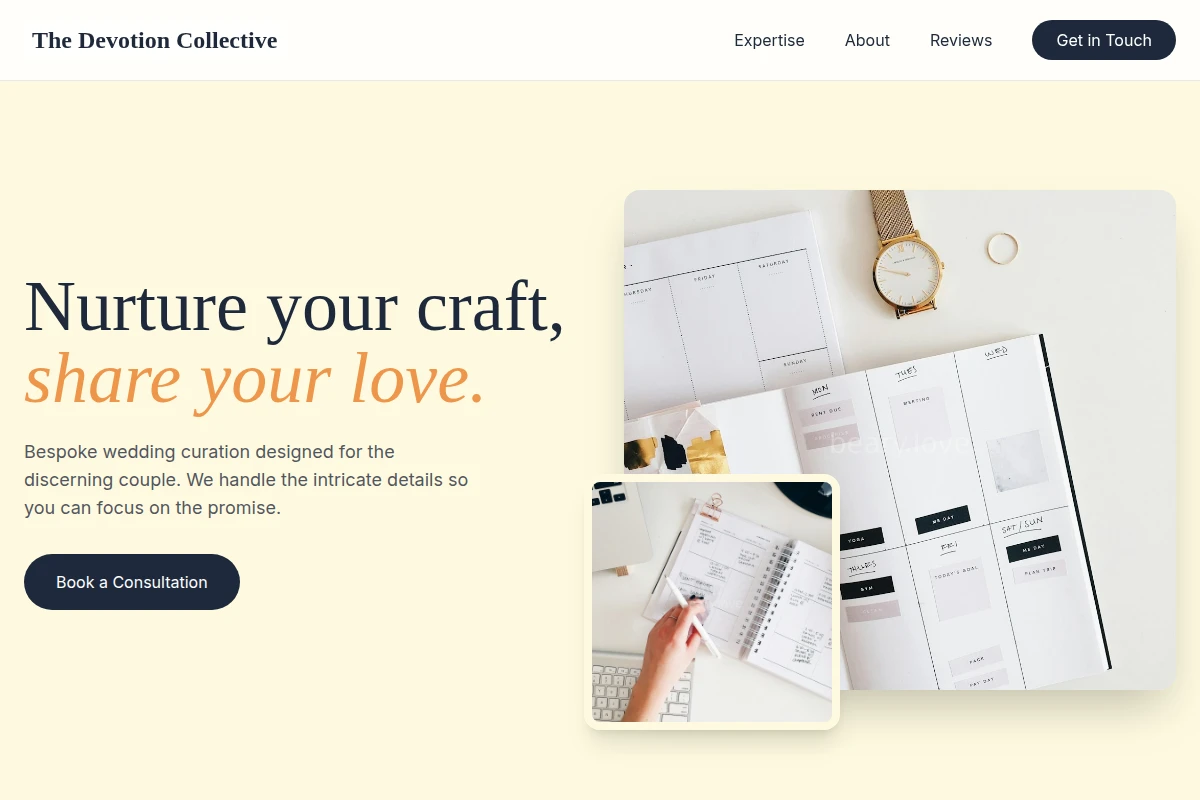 Groom Wedding Planner