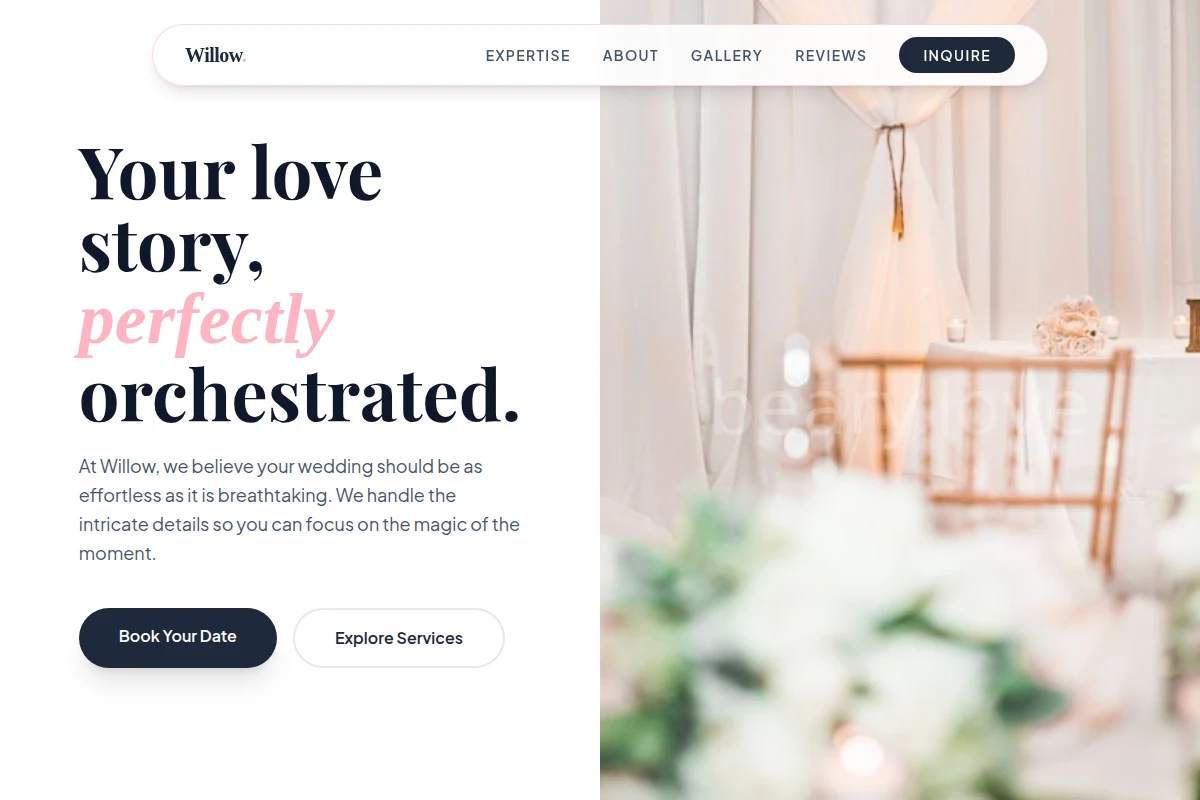 Willow Wedding Planner